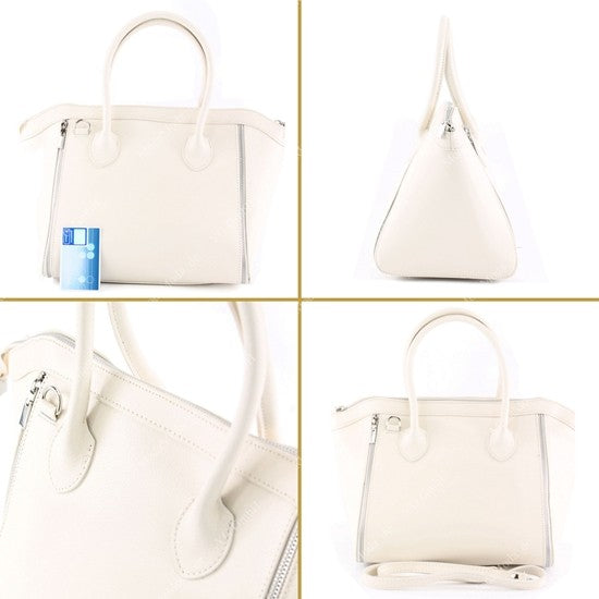 modamoda de - T44 - ital Handtasche aus Echt Leder