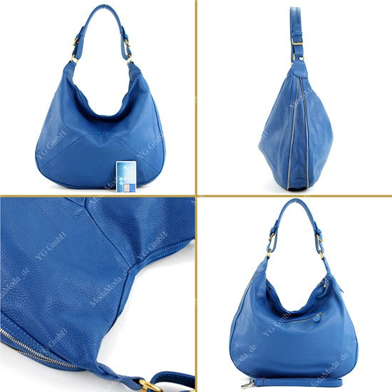 modamoda de - T71 - ital Beuteltasche aus Echt Leder