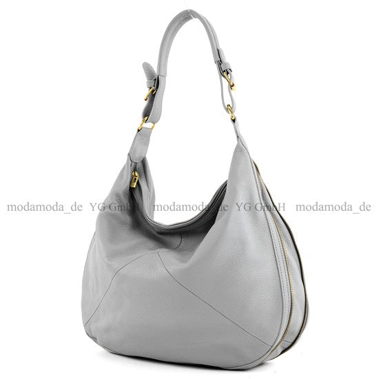 modamoda de - T71 - ital Beuteltasche aus Echt Leder