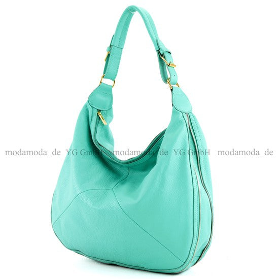 modamoda de - T71 - ital Beuteltasche aus Echt Leder