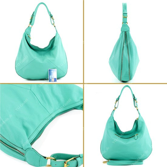 modamoda de - T71 - ital Beuteltasche aus Echt Leder