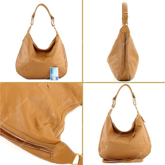 modamoda de - T71 - ital Beuteltasche aus Echt Leder
