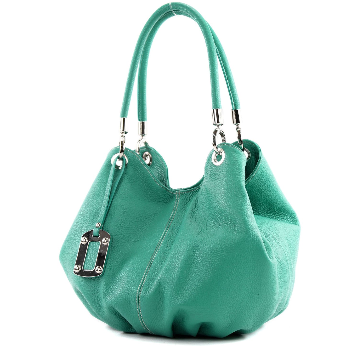 modamoda de 228 Damen Leder Schultertasche Hobo bag handmade in Italy