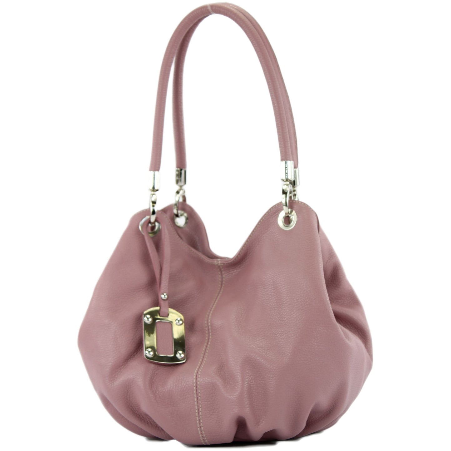 modamoda de 228 Damen Leder Schultertasche Hobo bag handmade in Italy