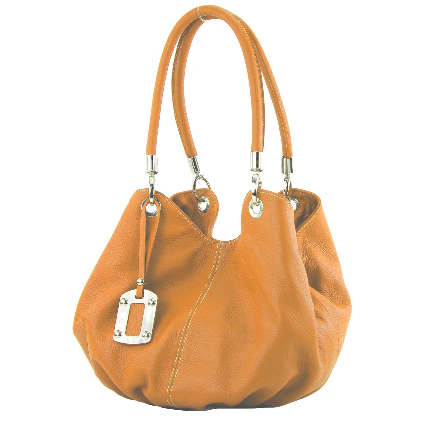 modamoda de 228 Damen Leder Schultertasche Hobo bag handmade in Italy