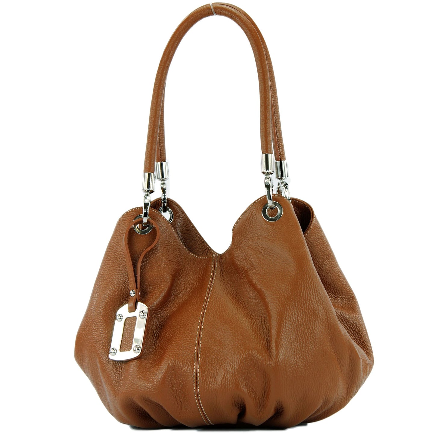 modamoda de 228 Damen Leder Schultertasche Hobo bag handmade in Italy