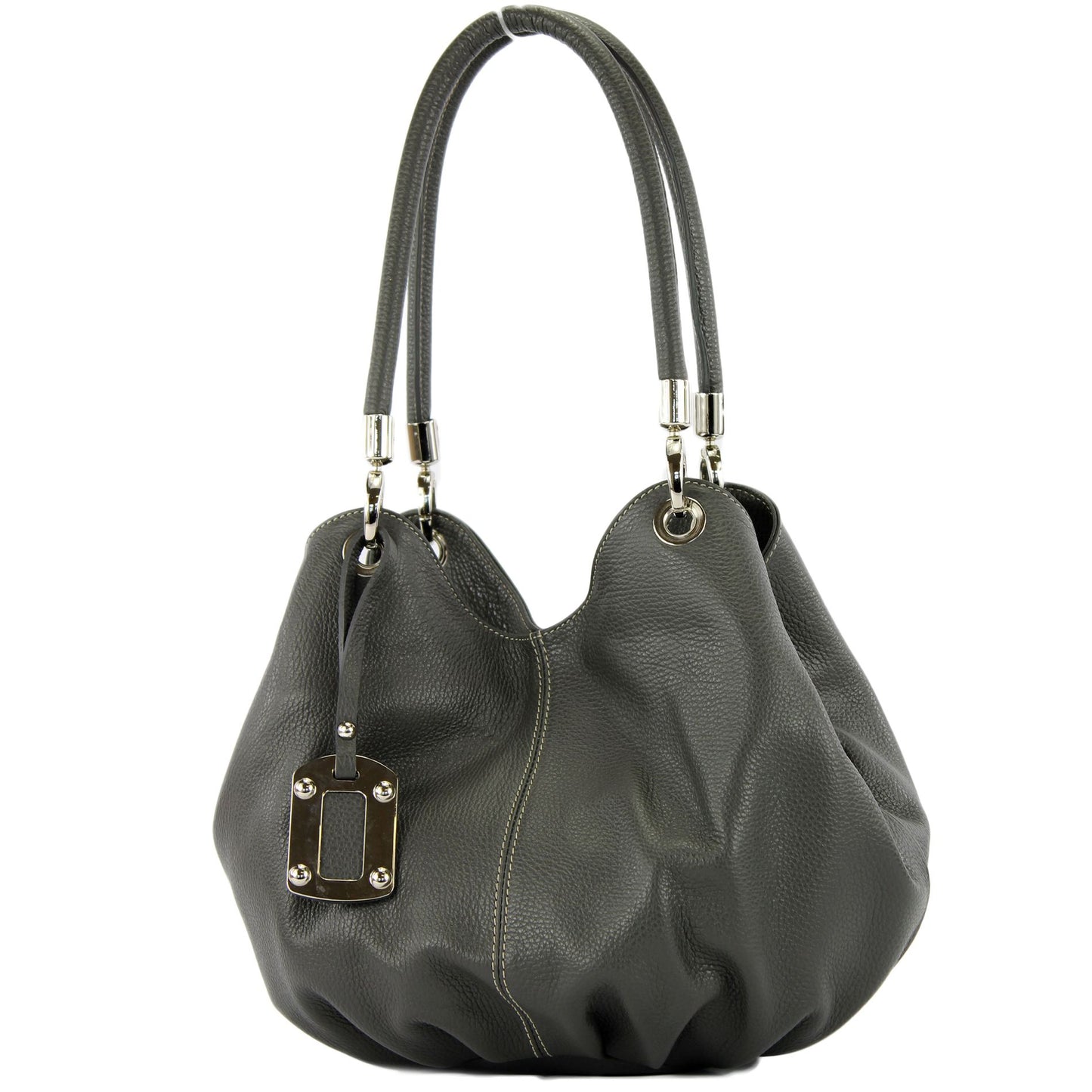 modamoda de 228 Damen Leder Schultertasche Hobo bag handmade in Italy