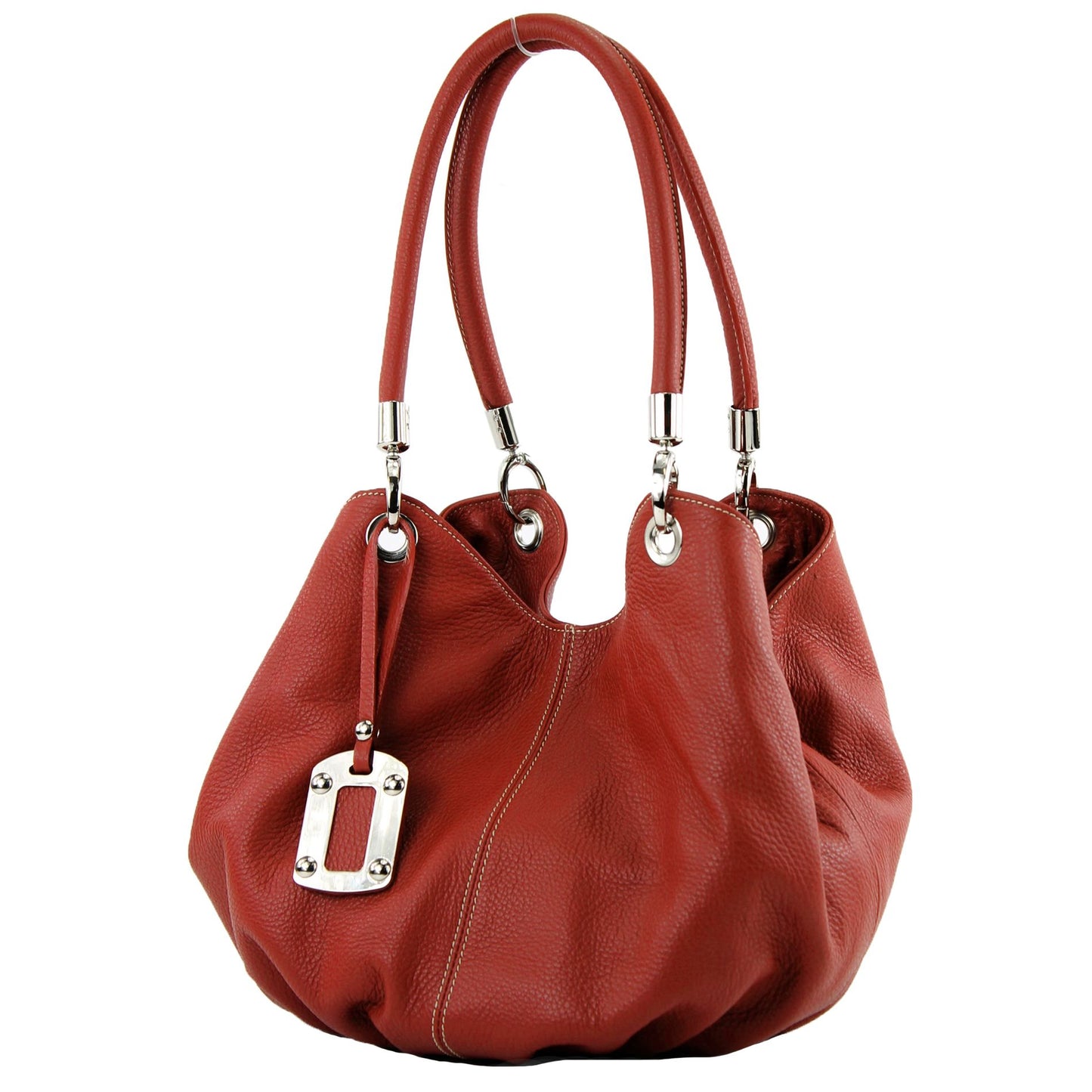 modamoda de 228 Damen Leder Schultertasche Hobo bag handmade in Italy