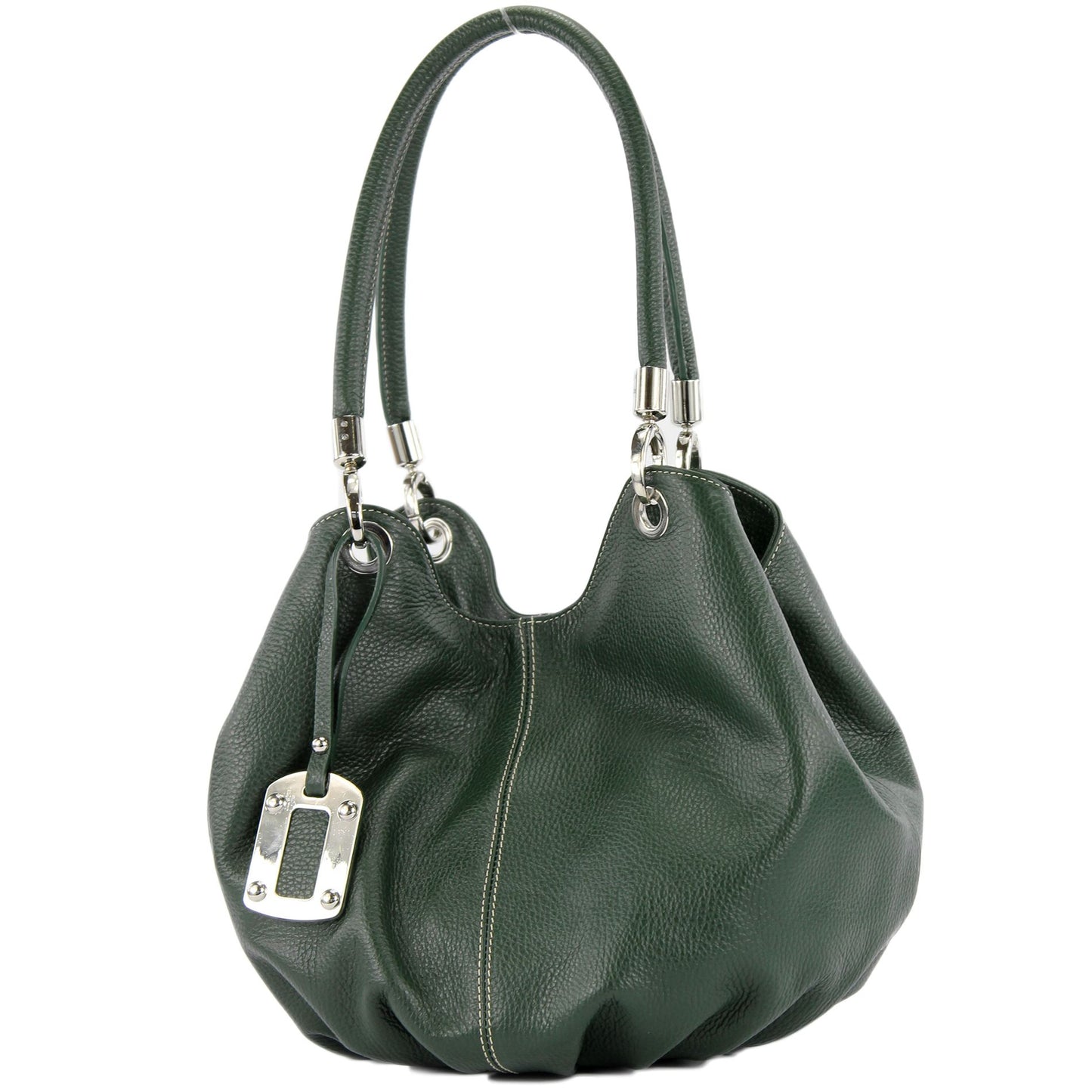 modamoda de 228 Damen Leder Schultertasche Hobo bag handmade in Italy