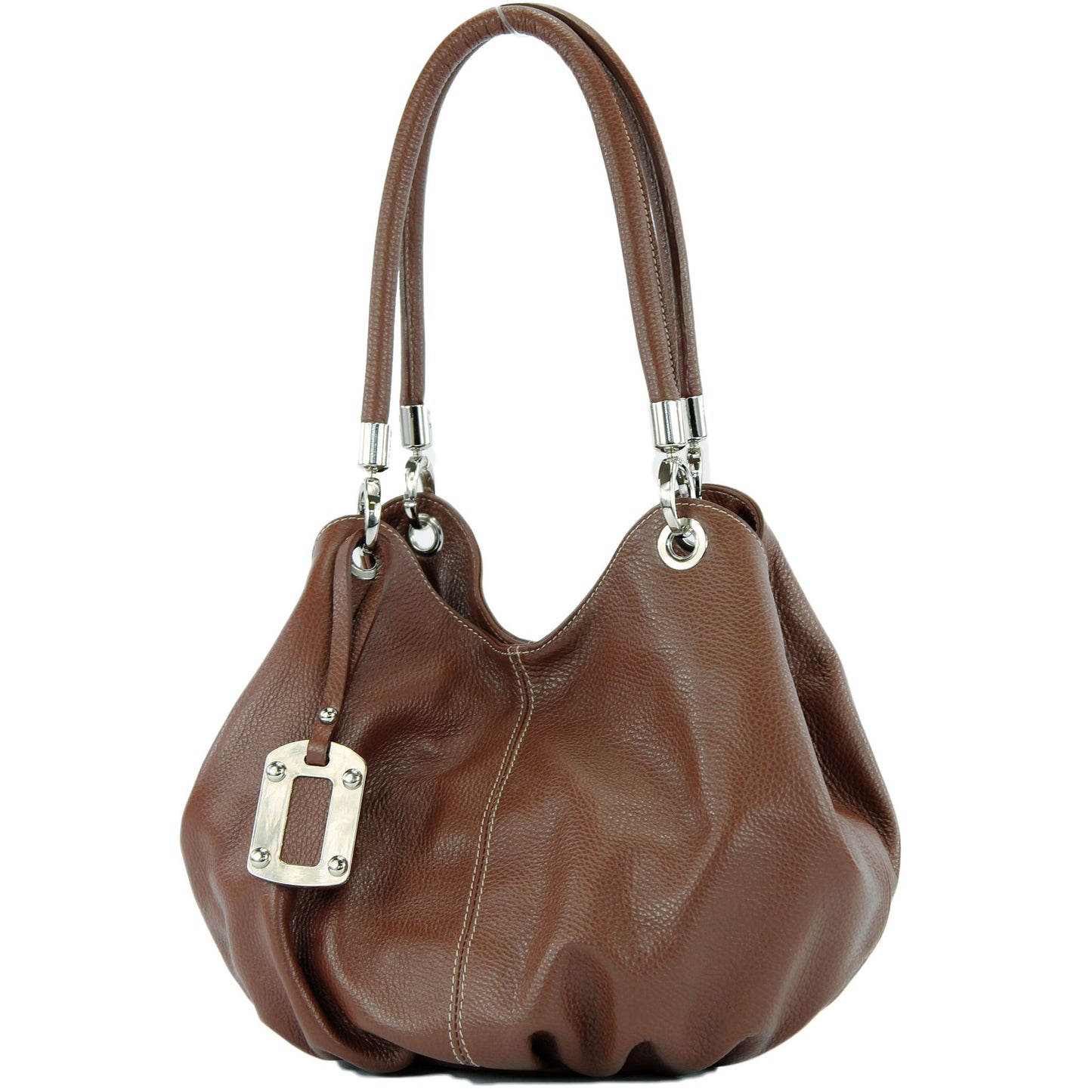 modamoda de 228 Damen Leder Schultertasche Hobo bag handmade in Italy