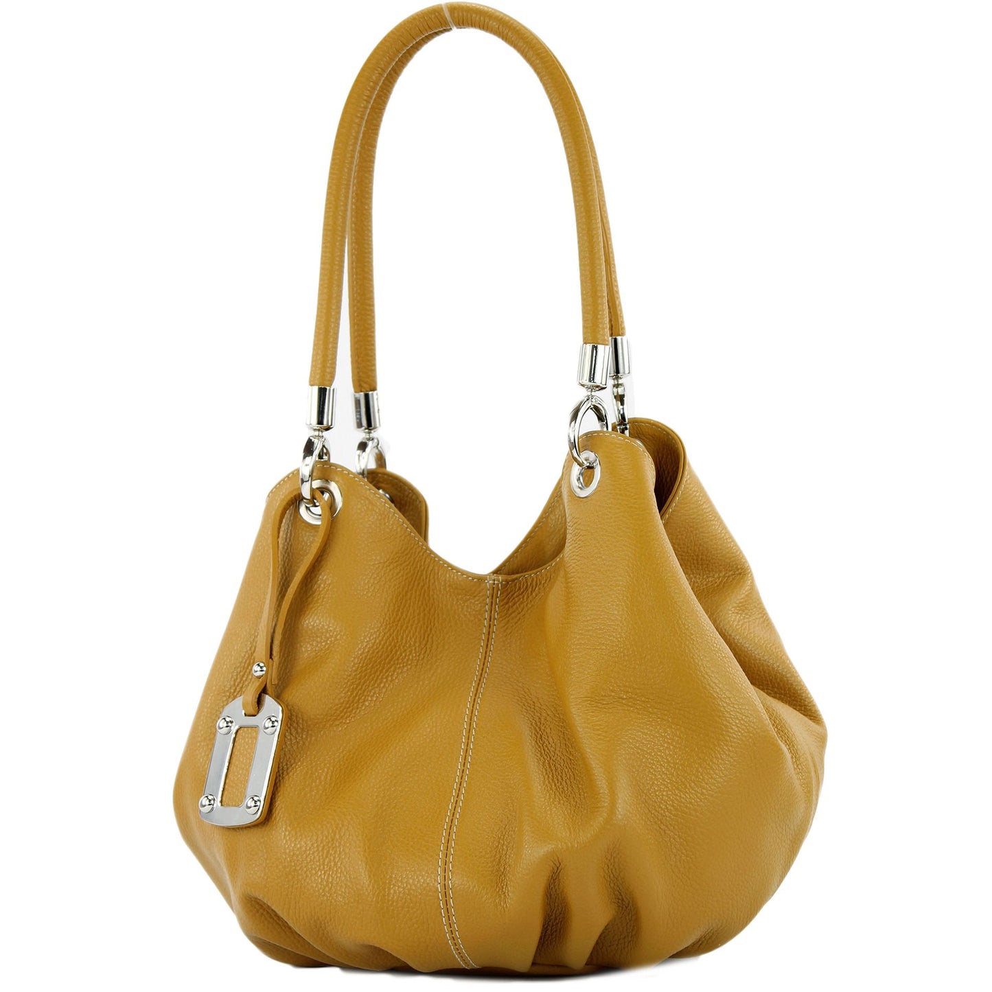 modamoda de 228 Damen Leder Schultertasche Hobo bag handmade in Italy
