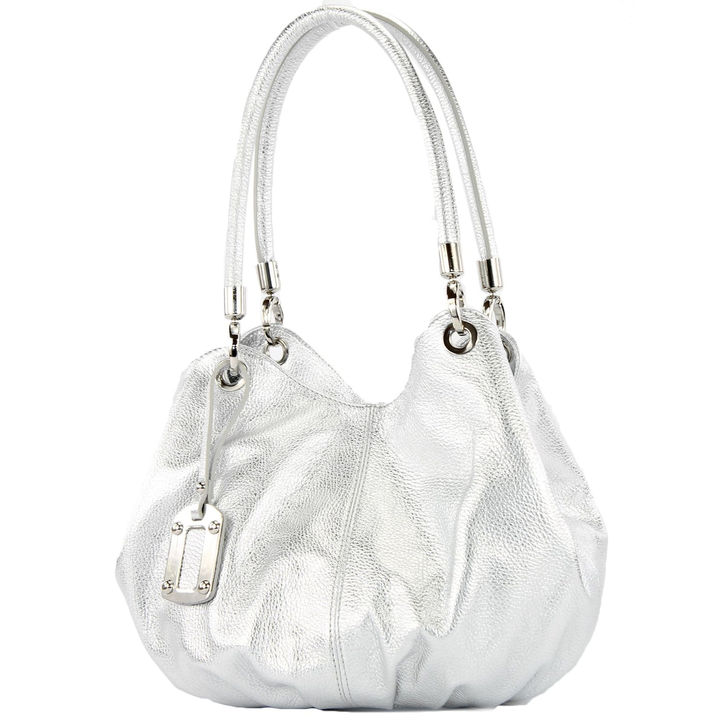 modamoda de 228 Damen Leder Schultertasche Hobo bag handmade in Italy