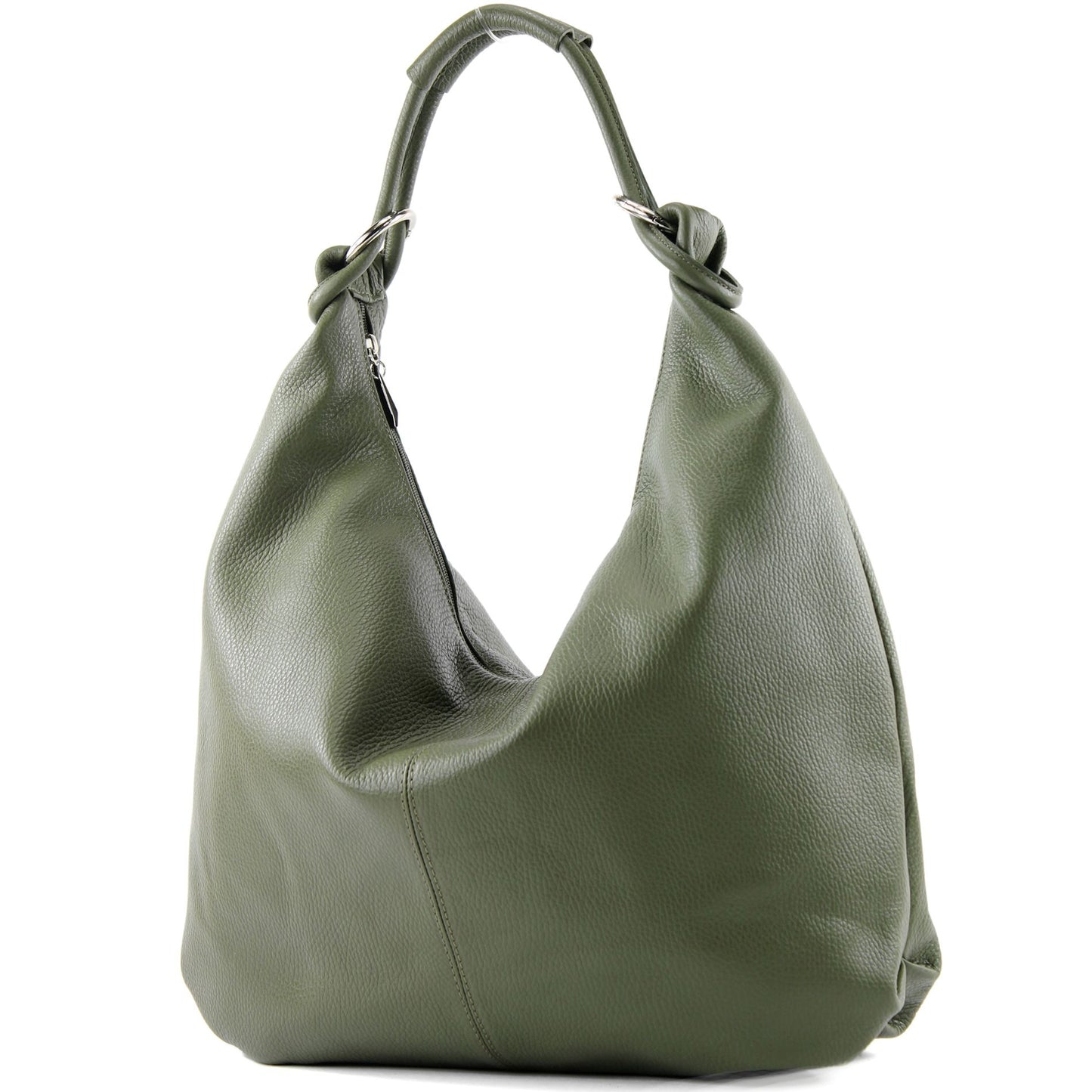 modamoda de 337 Damen Leder Schultertasche Shopper Large handmade in Italy