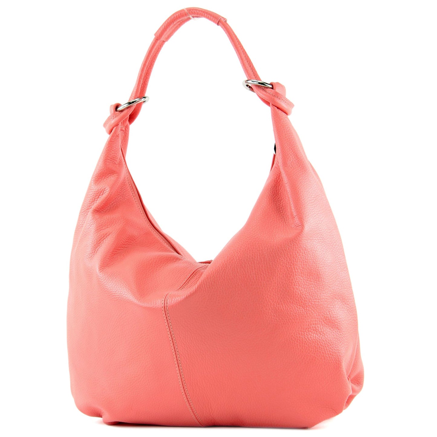 modamoda de 337 Damen Leder Schultertasche Shopper Large handmade in Italy