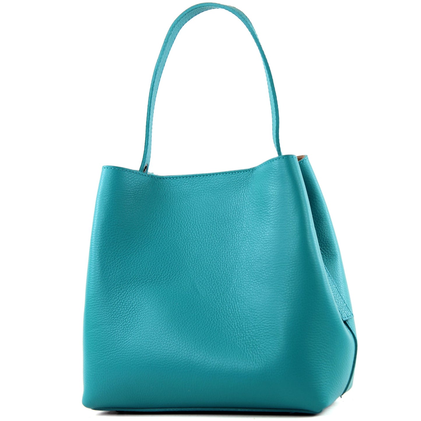 modamoda de - T188 - ital. Shopper Henkeltasche aus Leder