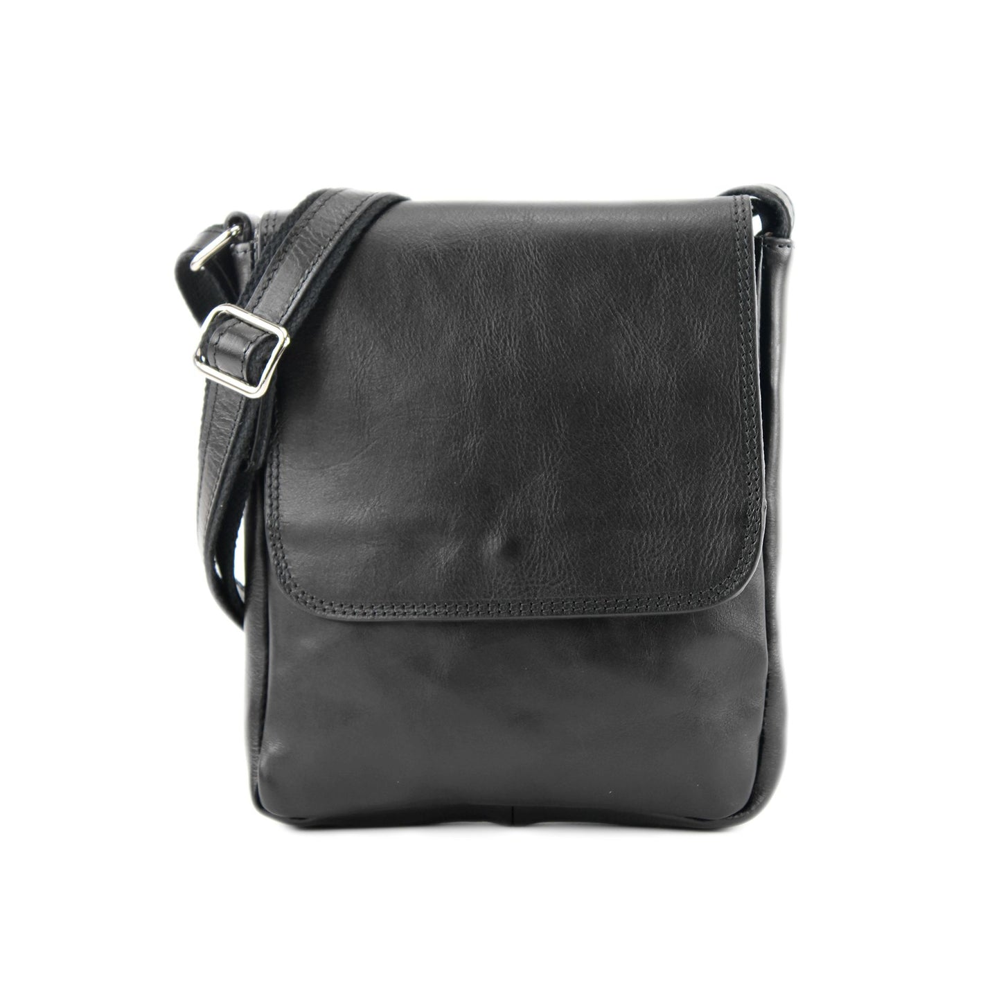 modamoda de A001 3 Größen Herren Unisex Leder Umhängetasche Messenger Bag handmade in Italy