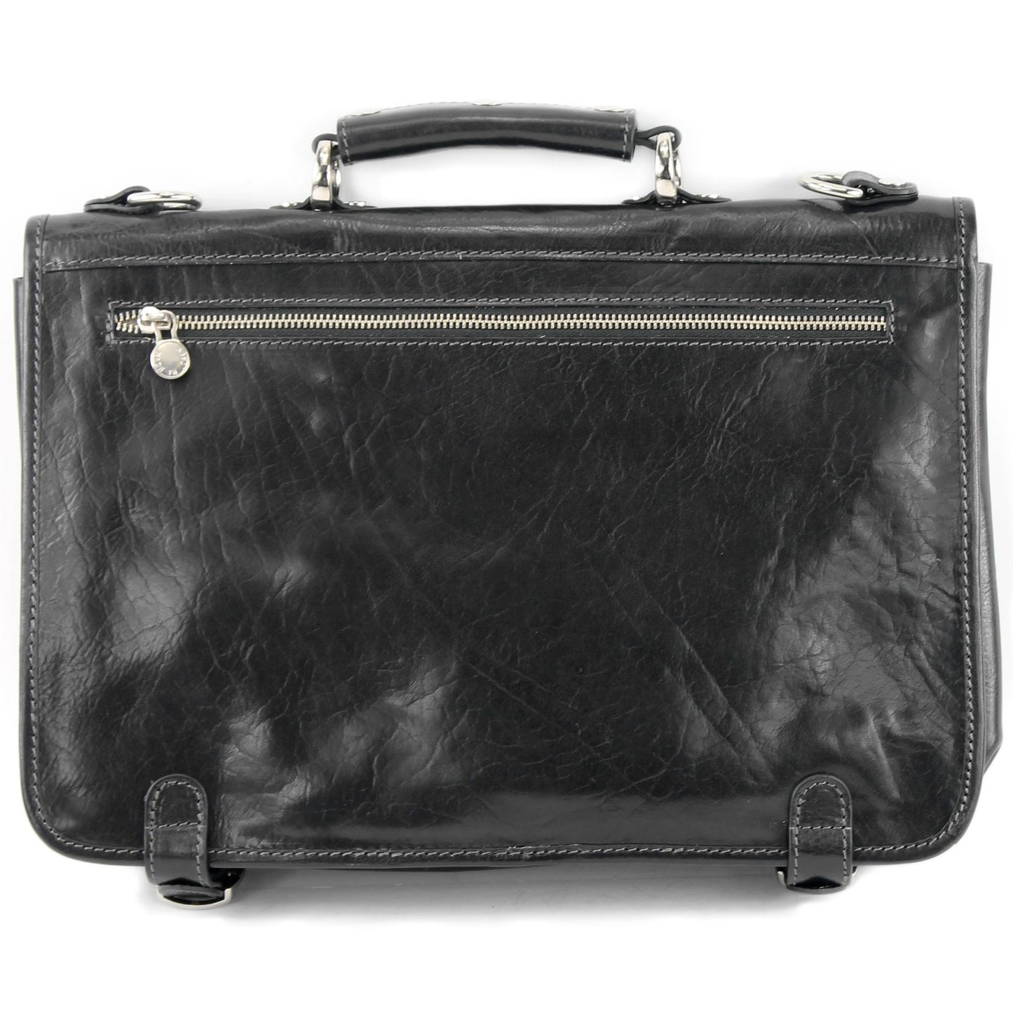 modamoda de - A006 - ital. Business Laptop Akten Tasche Leder