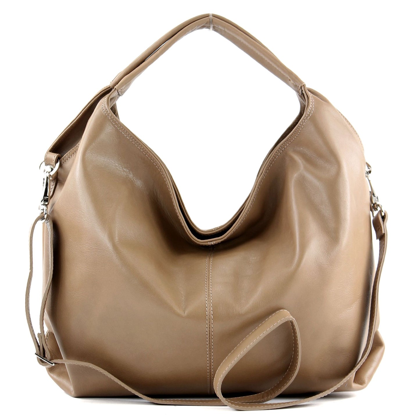 modamoda de - DS26 - ital Damenhandtasche aus Nappaleder