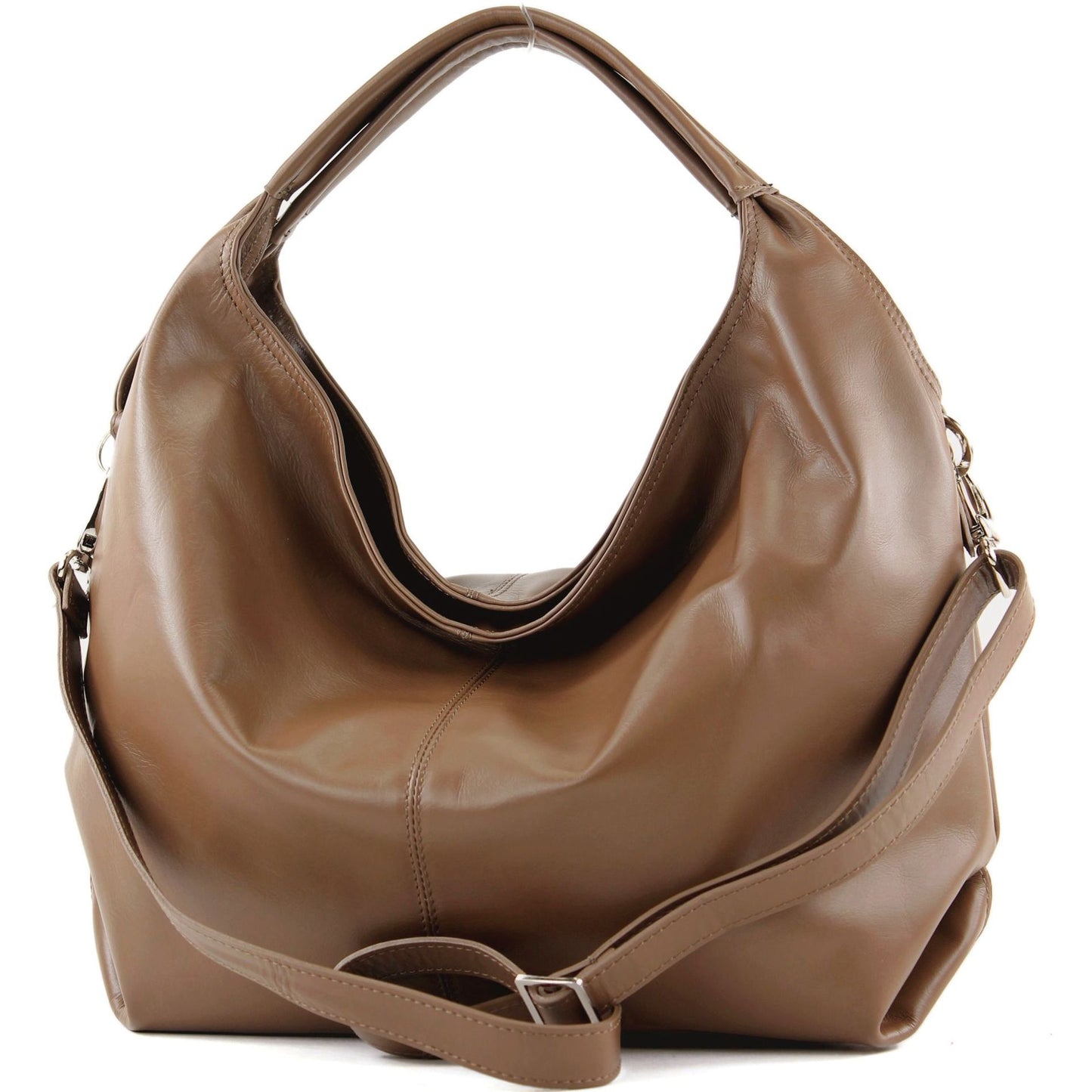 modamoda de - DS26 - ital Damenhandtasche aus Nappaleder