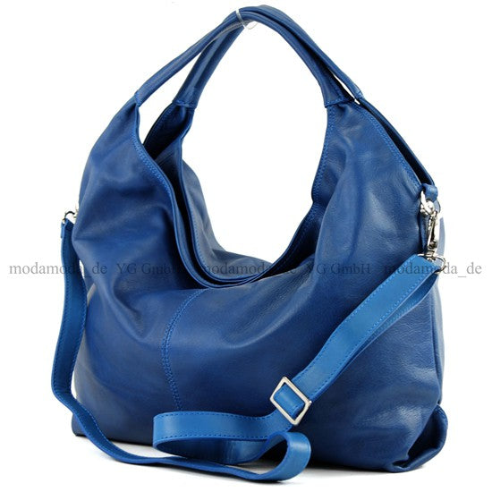 modamoda de - DS26 - ital Damenhandtasche aus Nappaleder