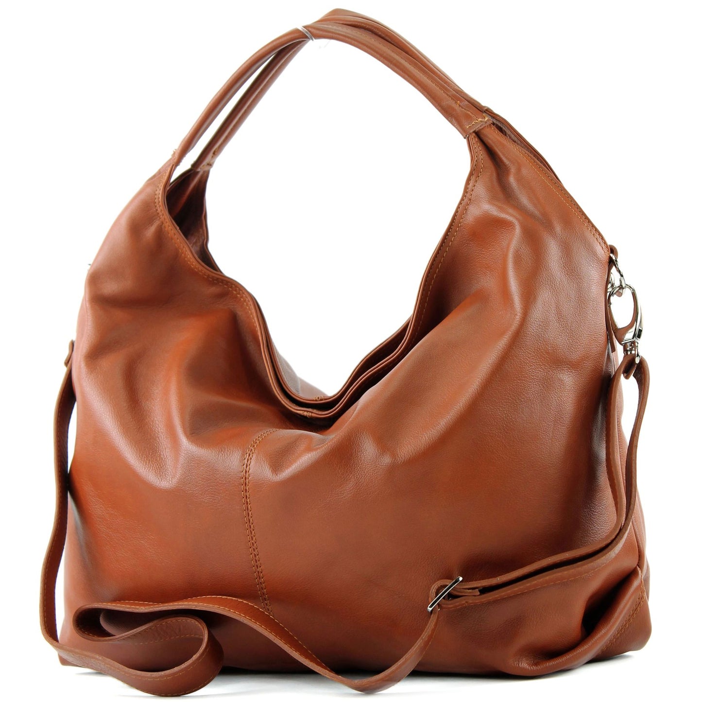 modamoda de - DS26 - ital Damenhandtasche aus Nappaleder