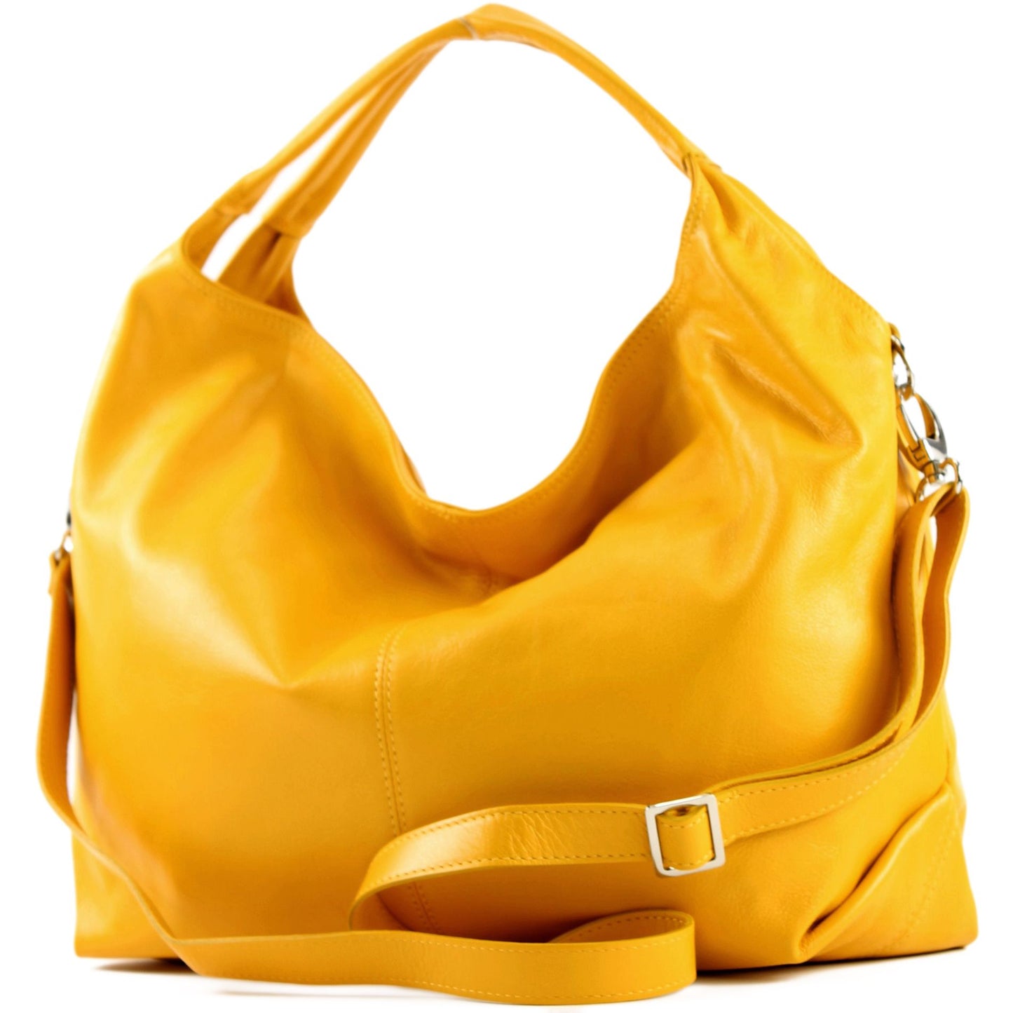 modamoda de - DS26 - ital Damenhandtasche aus Nappaleder
