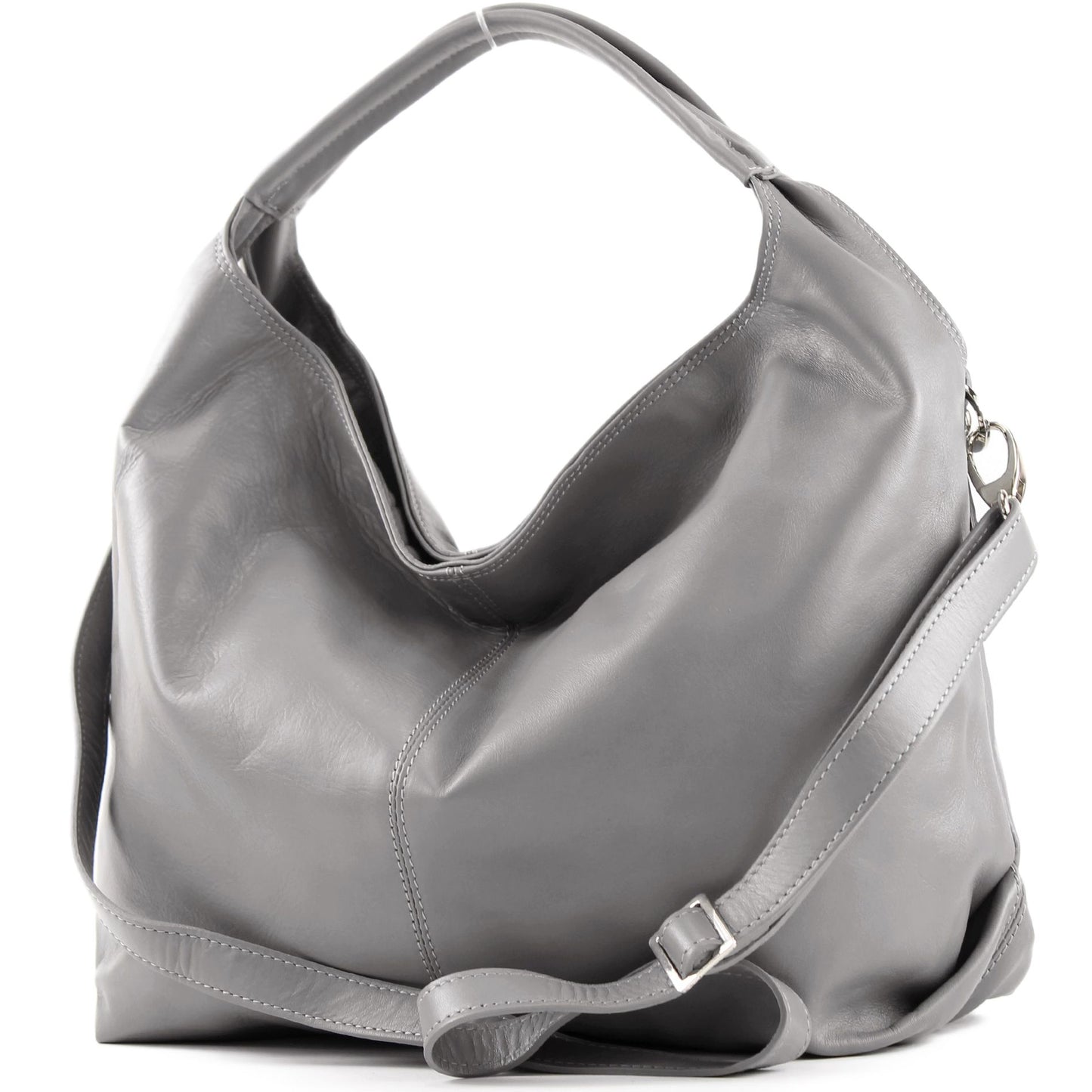 modamoda de - DS26 - ital Damenhandtasche aus Nappaleder