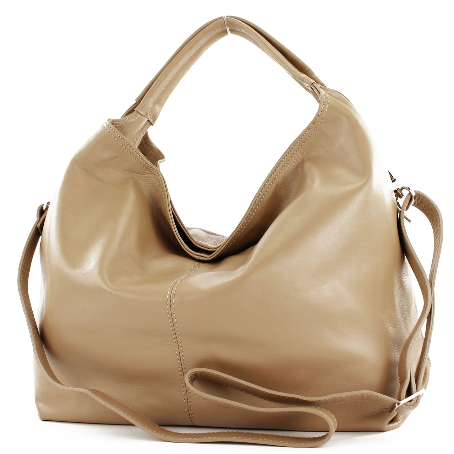 modamoda de - DS26 - ital Damenhandtasche aus Nappaleder