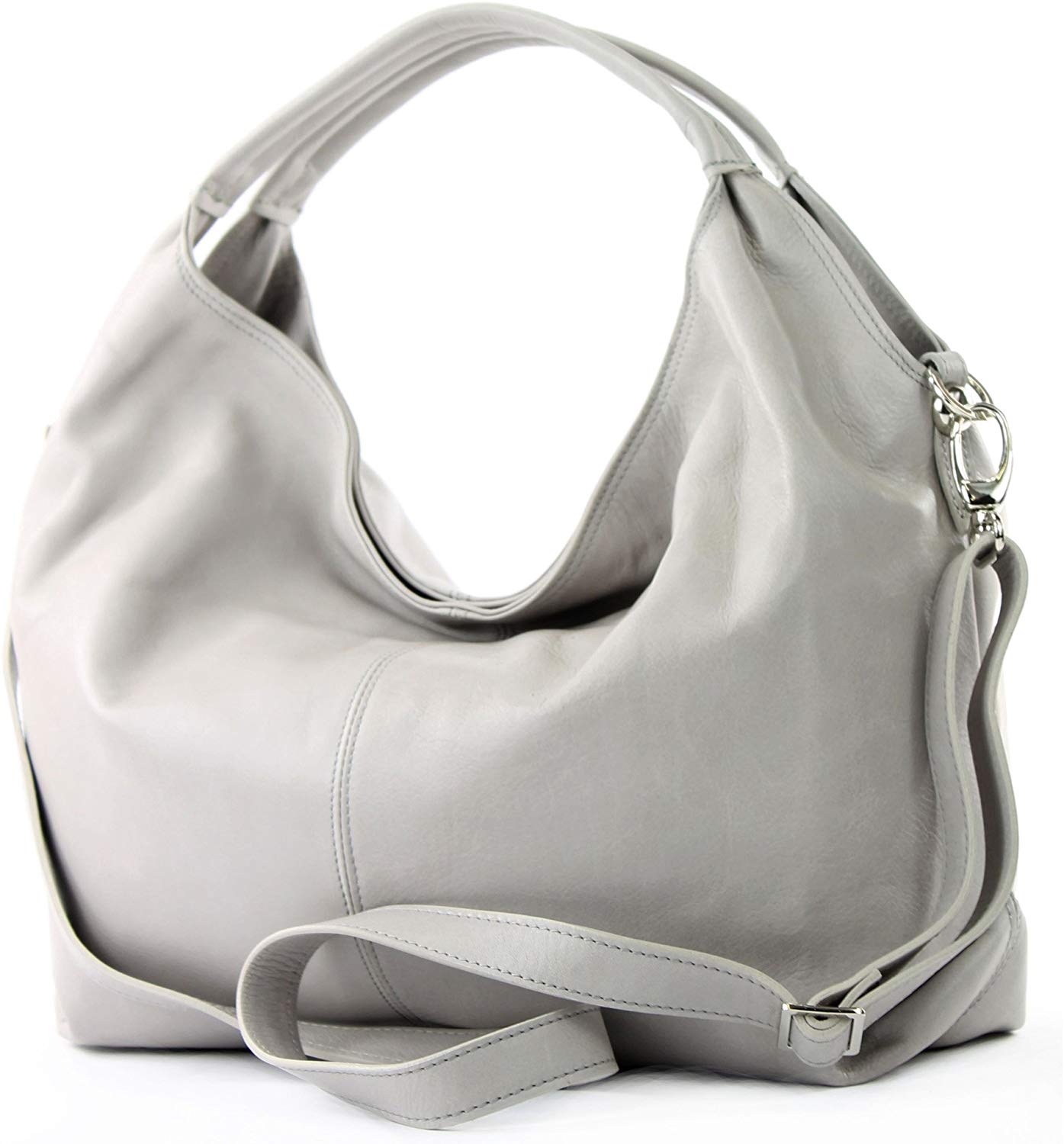 modamoda de - DS26 - ital Damenhandtasche aus Nappaleder
