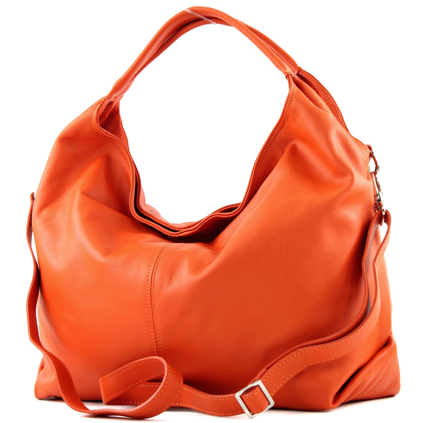 modamoda de - DS26 - ital Damenhandtasche aus Nappaleder