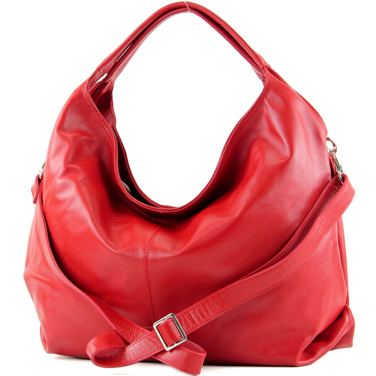 modamoda de - DS26 - ital Damenhandtasche aus Nappaleder