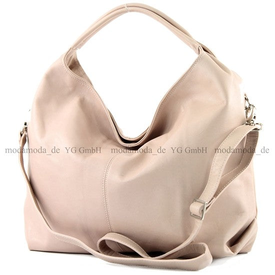 modamoda de - DS26 - ital Damenhandtasche aus Nappaleder