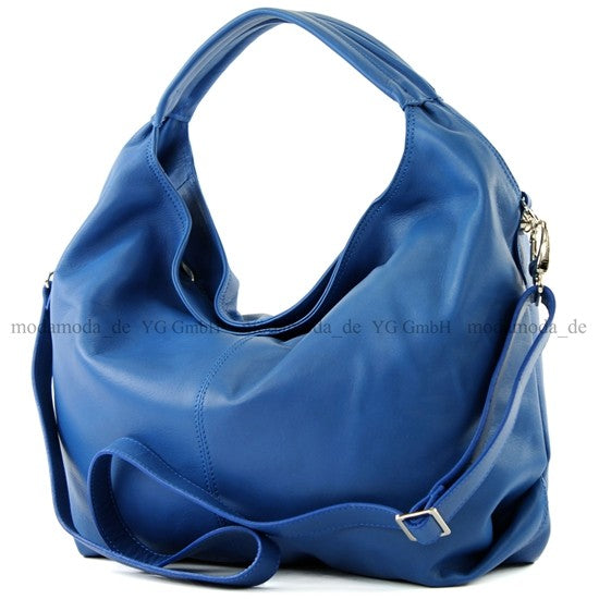 modamoda de - DS26 - ital Damenhandtasche aus Nappaleder