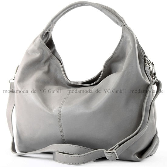 modamoda de - DS26 - ital Damenhandtasche aus Nappaleder