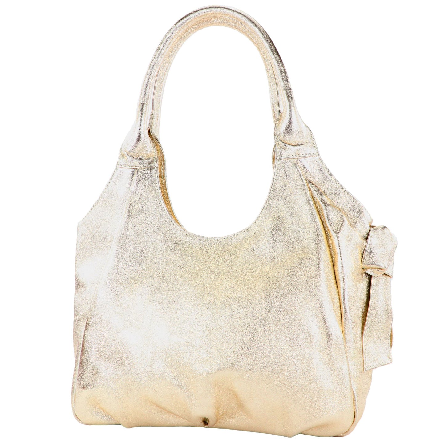 modamoda de - IT28 - ital Damen Schultertasche aus Leder
