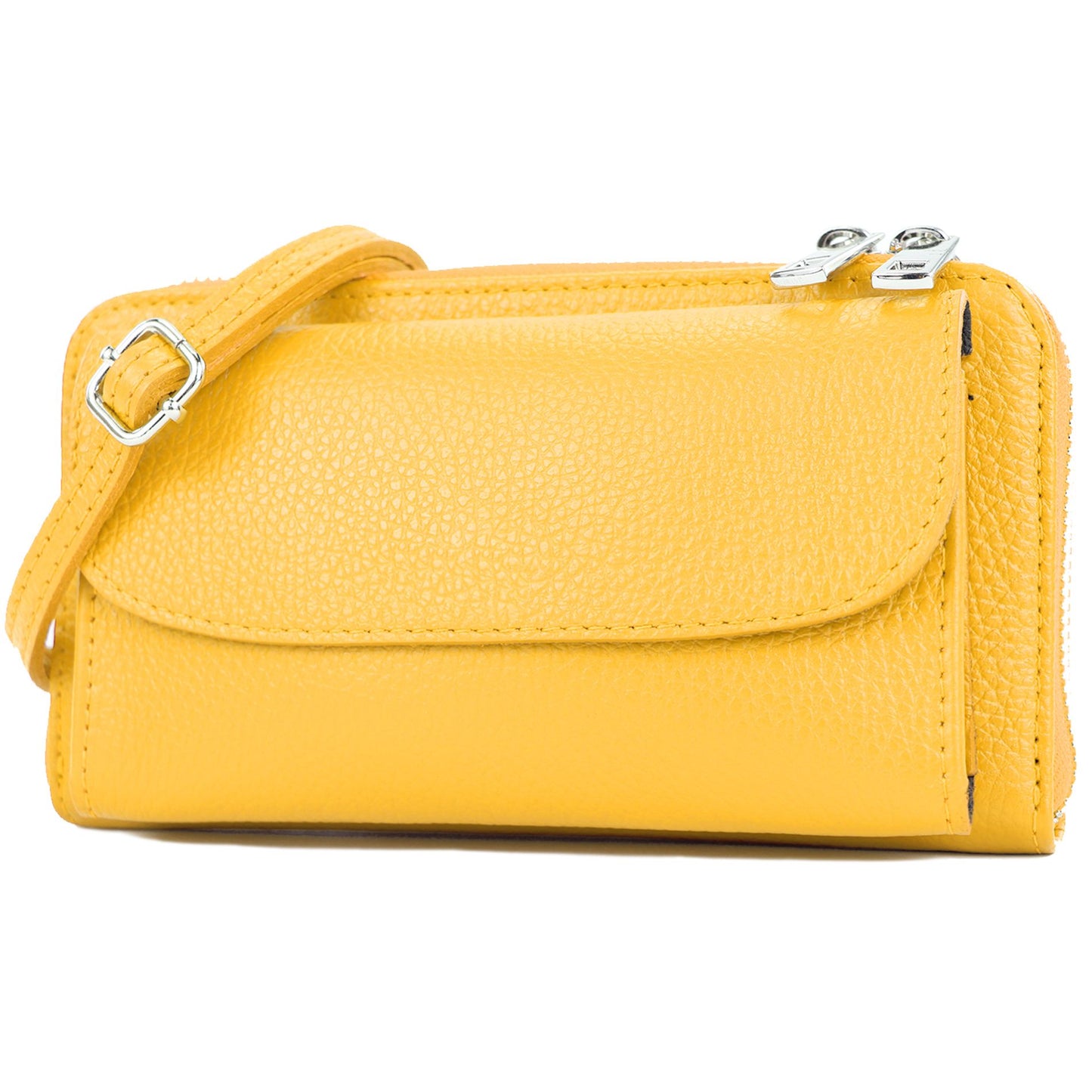 modamoda de - P05 - ital. Damen Handytasche Geldbörse Echtleder