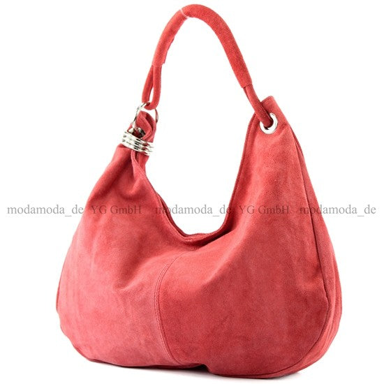 modamoda de - T02 - ital Shopper aus Wildleder Groß