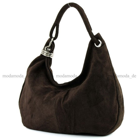 modamoda de - T02 - ital Shopper aus Wildleder Groß