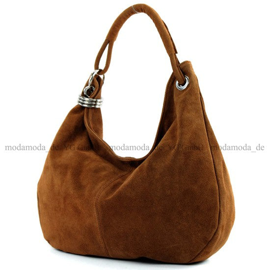 modamoda de - T02 - ital Shopper aus Wildleder Groß