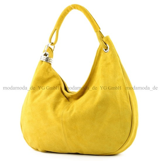 modamoda de - T02 - ital Shopper aus Wildleder Groß