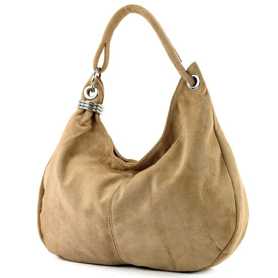 modamoda de - T02 - ital Shopper aus Wildleder Groß