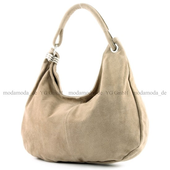 modamoda de - T02 - ital Shopper aus Wildleder Groß