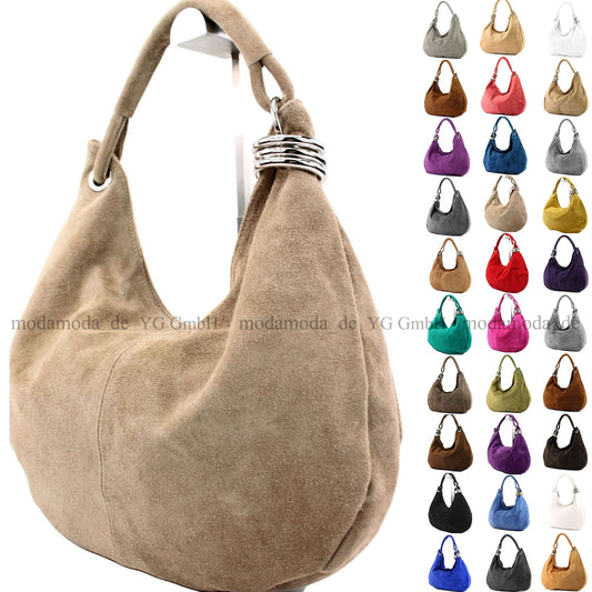 modamoda de - T02 - ital Shopper aus Wildleder Groß