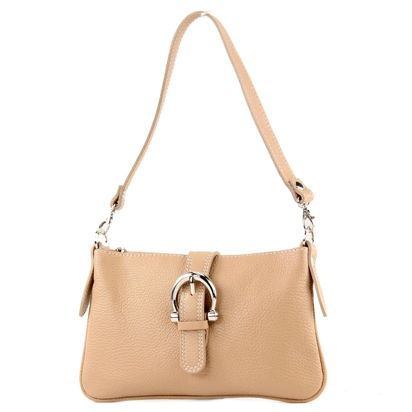 modamoda de - T05 - ital Citytasche Umhängetasche Klein aus Leder