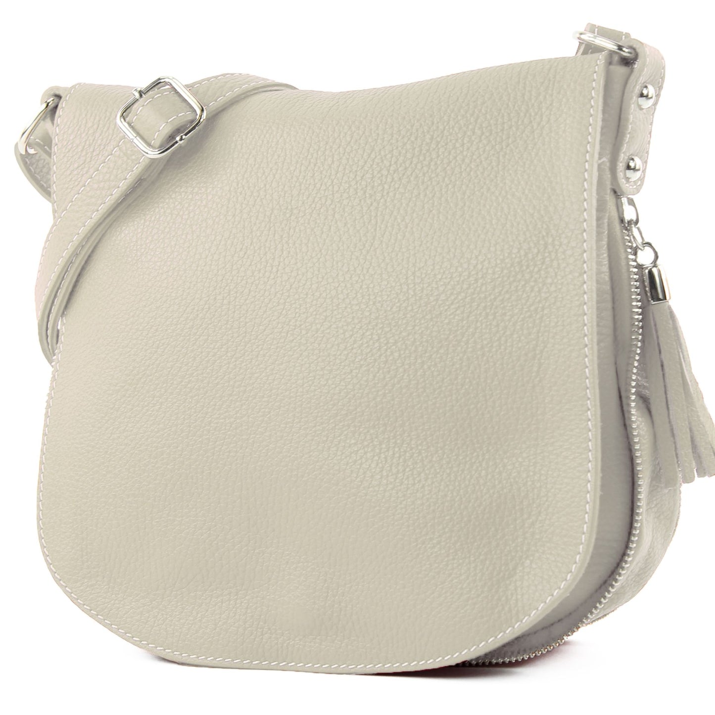 modamoda de - T06 - ital Messenger Umhängetasche aus Leder