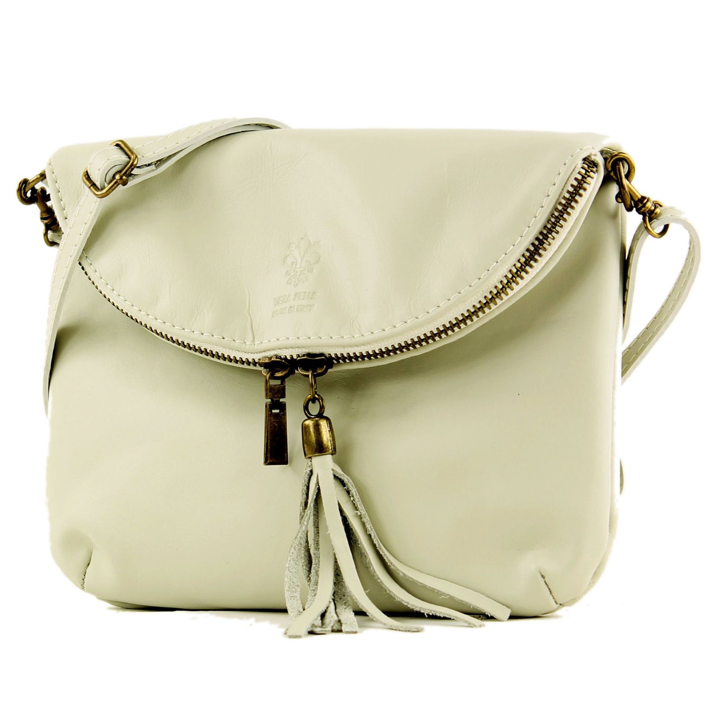 modamoda de - T07 - ital. Umhänge Clutch Klein Nappaleder