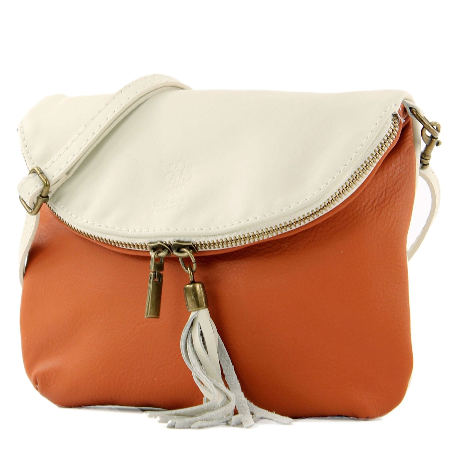 modamoda de - T07 - ital. Umhänge Clutch Klein Nappaleder