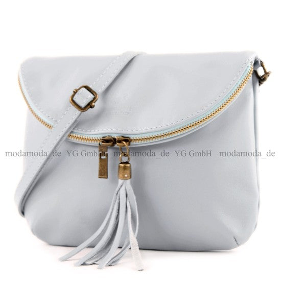 modamoda de - T07 - ital. Umhänge Clutch Klein Nappaleder