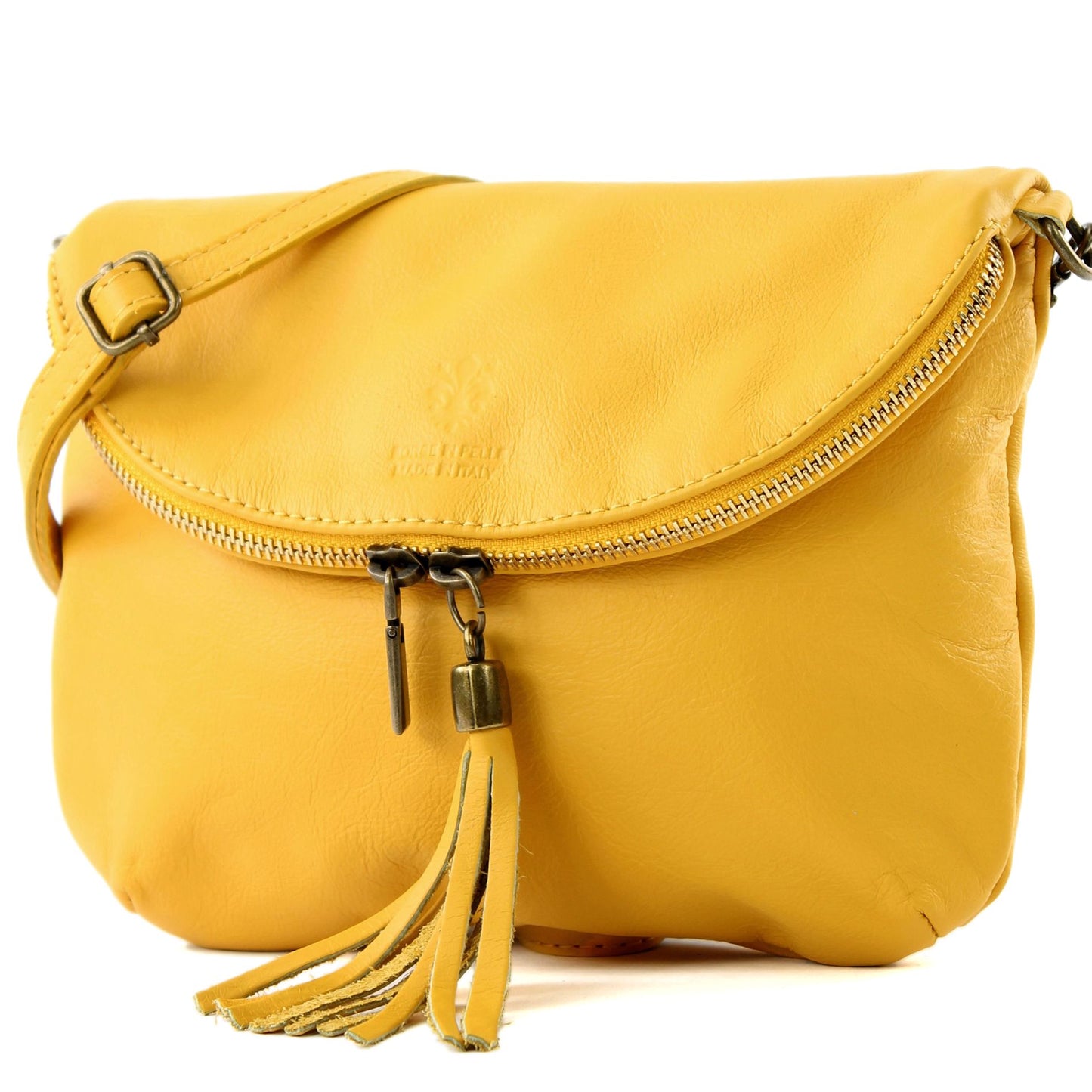 modamoda de - T07 - ital. Umhänge Clutch Klein Nappaleder