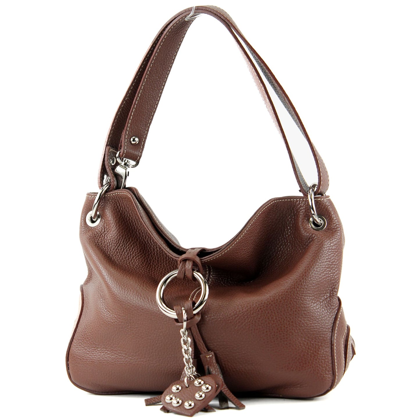 modamoda de - T10 - ital. Leder Schultertasche Umhängetasche